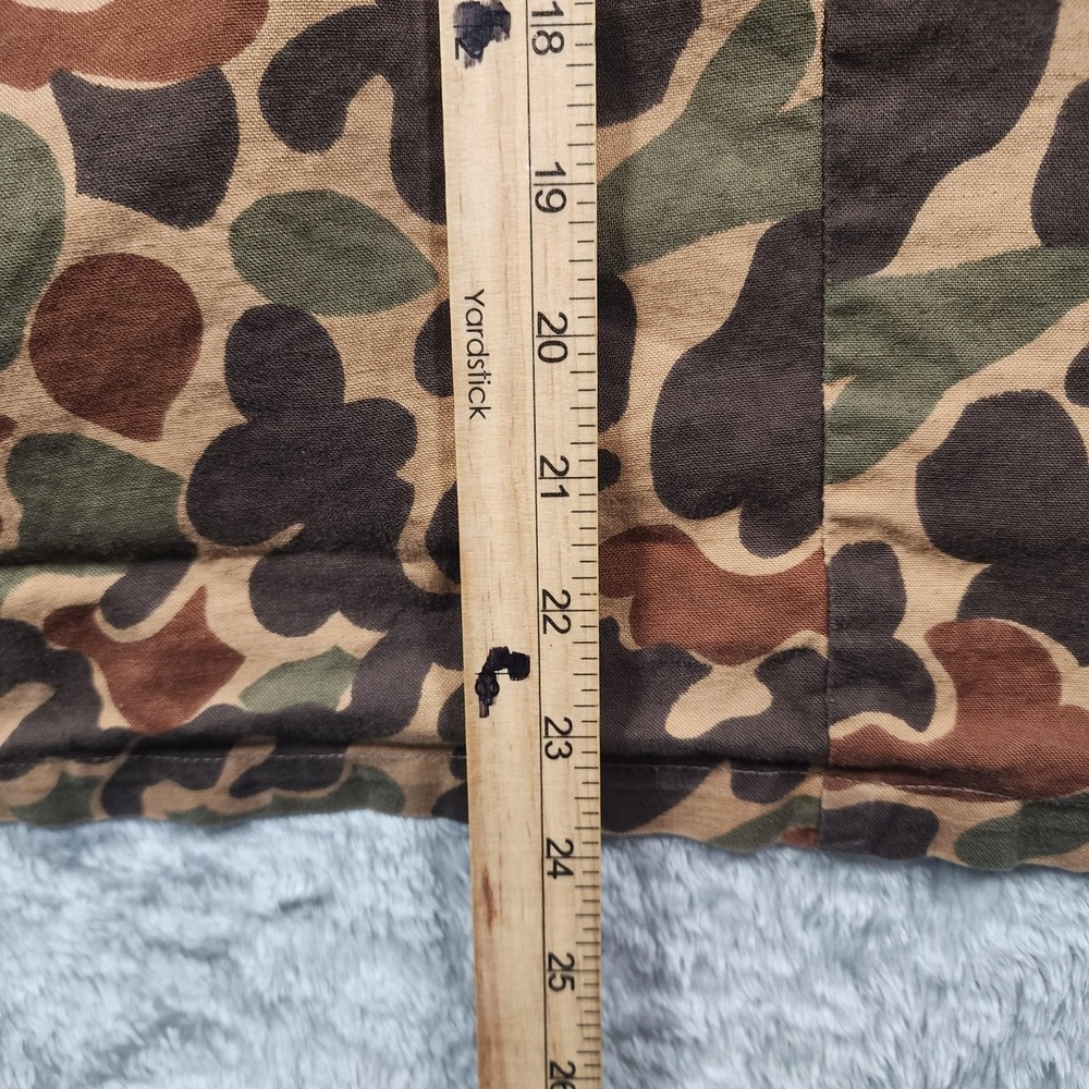 VINTAGE Kmart Camo Shirt Mens XL Brown Frogskin Duck Hunting Outdoor Field Chore - Picture 10 of 11